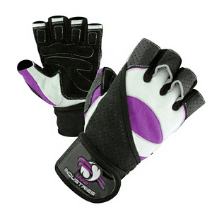 Premium Quality Half <b>Finger</b> Fitness Gloves Weight Lifting Gym Training Breathable Non Slip Adjustable Wrist <b>Strap</b> - Product Image 2