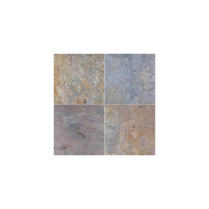 Dalles de pierre d'ardoise multicolores pour revêtements de sol, revêtements muraux, toitures, aménagements paysagers et projets de construction résidentielle - Product Image 1