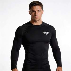 Débardeur de sport personnalisé en coton/polyester pour homme, écologique, séchage rapide, idéal pour la gym et l'entraînement (Rash Guard) - Product Image 5