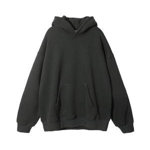 hoodies men men's High Quality <b>Thick</b> Clothing Custom Logo Embroidered Solid PatternTrendy new product-Heavyweight <b>Fleece</b> Blank - Product Image 3