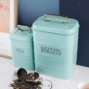 White Metal Storage Canisters <b>Set</b> With Lids For <b>Coffee</b> <b>Sugar</b> <b>Tea</b> Kitchen Use Minimalist Design Airtight Freshness Preservation - Product Image 4