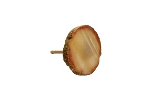 Poignée de porte ronde en agate avec finition en laiton poli, étanche, style Love pour les portes de chambre et d'entrée - Product Image 2