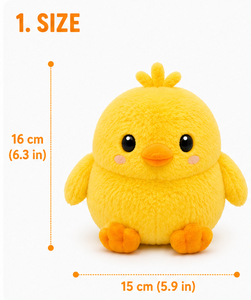 Juguete de Peluche de Pato para Perro, Juguete de Peluche para Mascotas, Lindo Juguete de Animal para Masticar, Juguete Chirriante para Perro, Juguete Duradero para Mascotas, Juguete para la Dentición de Cachorros, Juguete Interactivo para Perro - Product Image 2