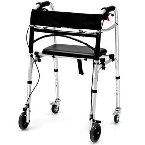 Deambulatore con Ruote e Freni Comodo per Terapia Riabilitativa - Product Image 1