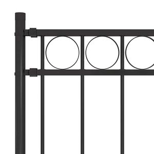 Valla de Acero Negra para Jardín de 5.9 pies x 2.6 pies, Producto de Estructuras de Acero - Product Image 3