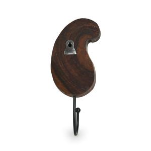 Wooden Block Print <b>Key</b> Holder with <b>Hooks</b> for <b>Wall</b> Decorative <b>Wall</b> Mounted <b>Key</b> Chain Holder for Home Decor - Product Image 5
