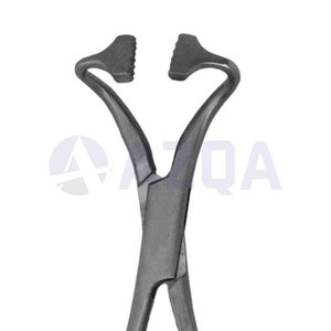 Pinzas Lorna de Acero Inoxidable de 5 Pulgadas con Dientes Cónicos No Perforantes para Sujeción de Paños Quirúrgicos - Product Image 4