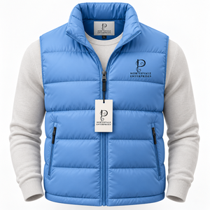 Chaleco Acolchado de Alta Calidad al por Mayor OEM, Chaleco sin Mangas con Cremallera y Logotipo Personalizado, Chaleco Acolchado para Hombre - Product Image 6