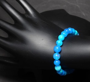 Ethiopian Opal <b>Stone</b> Beads 5-8mm MM Smooth Round 8 Inches/16 Inch Loose Gemstones Color Play For <b>Bracelet</b> - Product Image 2