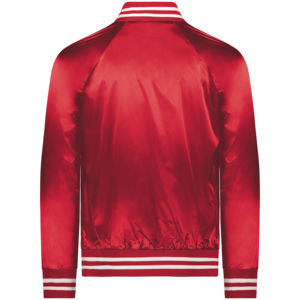 เสื้อแจ็คเก็ตวาร์ซิตี้ผ้าซาตินสำหรับผู้ชาย ไซส์พลัส ออกแบบตามสั่ง พร้อมปักชื่อทีมและหมายเลข ระบายอากาศได้ดี เหมาะสำหรับฤดูหนาว - Product Image 2