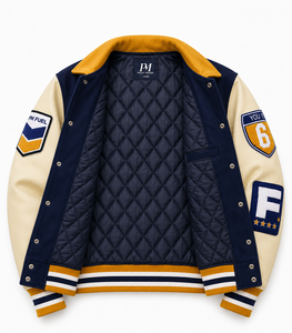 Custom Chenille Embroidery Varsity Jacket Premium Wool Body PU Leather Sleeve Letterman Jacket OEM ODM Wholesale - Product Image 3