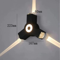 Applique Murale de Haute Qualité à Prix Abordable, Luminaire Mural Multi-Latéral pour Intérieur et Extérieur, Usage Domestique et Commercial