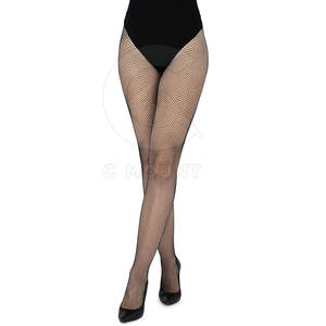 Bas résille élastiques transparents, hauteur cuisse, accessoire de mode sexy pour soirées, clubs et costumes - Product Image 2