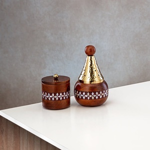 Brûleur à oud de luxe avec boîte de rangement, ensemble traditionnel de mabkhara, parfum d'intérieur, décoration de majlis et ensemble cadeau, aromathérapie durable pour la maison - Product Image 3