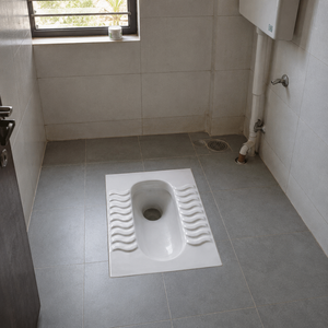 Traditional Indian Squatting <b>Pan</b> Rectangle Twin <b>Pan</b> Toilet Smooth Surface Apartment Hotel Hospital Villa Bathroom Floor Mounted - Product Image 3