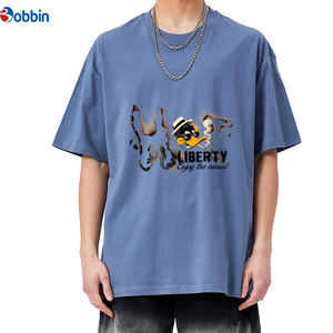 Camiseta Personalizada con Logotipo para Hombre, Talla Grande, Cuello Redondo, Manga Corta, Estampado de Dibujos Animados, Camiseta Unisex Extra Grande - Product Image 3