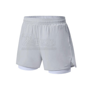 <b>Classic</b> Design 2 IN 1 Shorts Quick Dry Comfort 2 IN 1 Shorts Modern Look 2 IN 1 Shorts For Fitness - Product Image 1