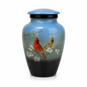 Memorial Black with Bird Picture <b>Keepsake</b> Pets Cremation Urns <b>for</b> Funeral <b>Ashes</b> Metal Brass/Aluminum - Product Image 4