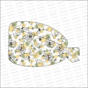 หมวกพยาบาลลายการ์ตูน หมวกผ่าตัดแบบผูกหลัง สำหรับพยาบาลและแพทย์ โดย Vaslcare - Product Image 4