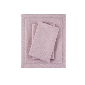 Juego de Sábanas y Fundas de Almohada de Microfibra Estampadas de Tamaño Completo - Product Image 3