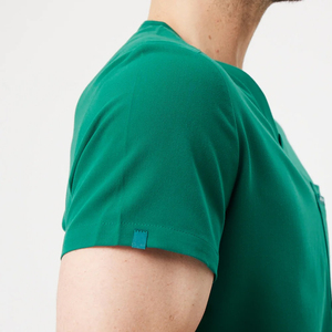 Uniforme Médico Unisex Verde, Cuello en V, Manga Corta, para Enfermería, Hospital, Clínica, Ropa de Trabajo, OEM, ODM - Product Image 3