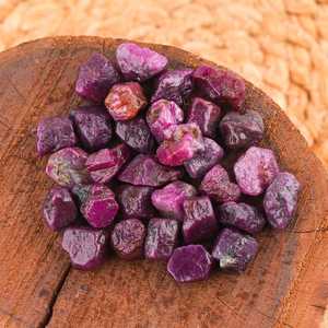 Raw Ruby Natural Untreated July Birthstone Gemstone Rough Crystal For Jewelry Making Loose Stone High Quality - Product Image 2