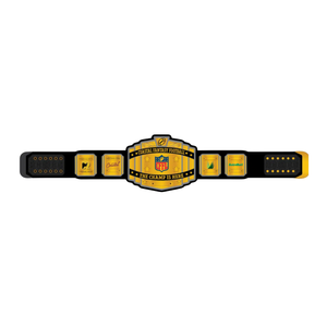 Ceinture de championnat de football Coastal Fantasy, ceinture de titre personnalisable, le champion est là, récompense sportive personnalisée - Product Image 1