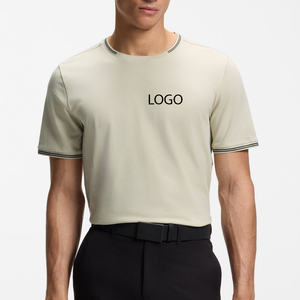 Solid Color With Trendy Design And Custom <b>Logo</b> Design Comfortable And Relaxed Fit Men Tee Ahirt With Customizable <b>Logo</b> Designing - Product Image 1