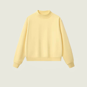 Suéter de Punto para Hombre, Color Rosa, Manga Larga, Cuello Redondo, Forro Polar, 100% Algodón, con Logotipo Frontal - Product Image 2