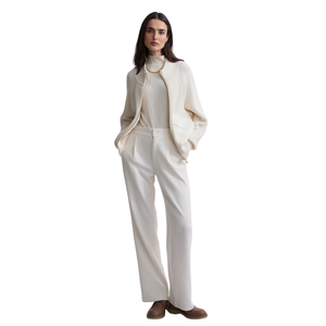 Veste en tricot zippée pour femme, avec points texturés, fermeture éclair sur le devant, manches longues, poche utilitaire, vêtement d'extérieur décontracté pour un usage quotidien - Product Image 3
