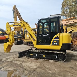 Hoge kwaliteit tweedehands <span class=keywords><strong>Komatsu</strong></span> PC56 5-tons minigraafmachine met 0,15m³ bakcapaciteit - Product Image 1