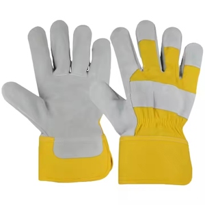 Gants de sécurité industriels en cuir de vachette pleine fleur, certifiés CE, anti-coupure et résistants à la chaleur, pour usage quotidien des ouvriers - Product Image 1