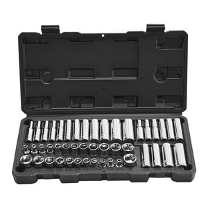 Set di 46 Pezzi di Chiavi a Bussola da 1/4 di Pollice, Kit di Utensili Manuali Metrici e SAE con Custodia per Meccanici - Product Image 3