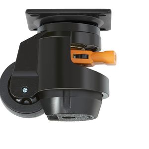 Set di 4 Ruote Livellanti per Mobili, Capacità di Carico 2200 Libbre, 2,5 Pollici, Rotazione a 360 Gradi, Design con Maniglia Migliorata - Product Image 1