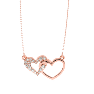 Pendentif infini torsadé en argent sterling 925, diamant de laboratoire taille brillant, plaqué or jaune, certifié IGI, luxe - Product Image 3
