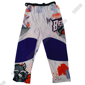 กางเกงฮอกกี้อินไลน์พิมพ์ลายตามสั่ง Sibrin ผ้าโพลีเอสเตอร์ตาข่ายเสริมแผ่นกันกระแทก Cordura ระบายความชื้นได้ดี - Product Image 1