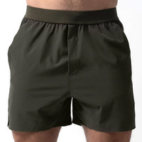 Shorts de sport athlétiques mi-taille pour hommes, en toile écologique de haute qualité, avec logo personnalisé, respirants, séchage rapide, taille élastique