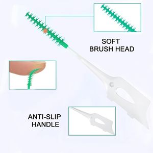 300 Palillos Dentales Desechables de Silicona Suave, Cepillos Interdentales Premium de Doble Uso para una Limpieza Dental Eficaz - Product Image 2