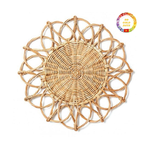 Natural Rattan Placemat for Minimalist Home | Stylish <b>Table</b> Accessory | Bulk Export - Product Image 5