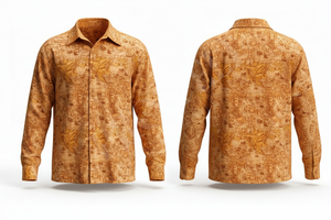 เดรสผ้าฝ้ายเนื้อนุ่มสำหรับผู้ชายเสื้อเชิ้ตแขนยาวพิมพ์ลายแบบกำหนดเองทันสมัยสินค้ามาใหม่ - Product Image 4