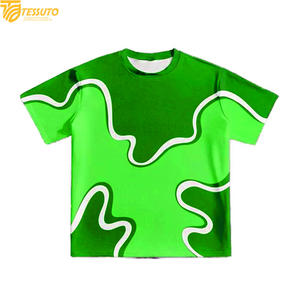 T-shirt personnalisé à impression par sublimation pour homme, style streetwear oversize, tee-shirt graphique décontracté à épaules tombantes en coton et polyester - Product Image 6