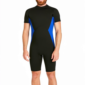 Combinaison de plongée en néoprène imperméable à manches longues de 3 mm et 1,5 mm avec fermeture éclair avant et capuche - Product Image 2