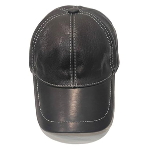 Leather Caps Stylish Adjustable Leather Hats OEM Private Label Bulk Wholesale Export Streetwear Fashion Market - Product Image 5