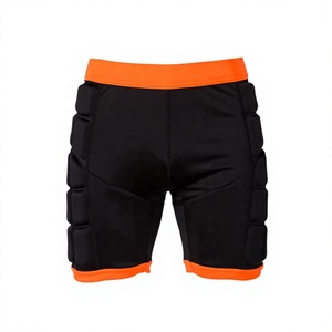 High Quality Custom Men Soccer Training Goalkeeper Shorts Breathable Canvas Professional <b>Athletic</b> Fit Elastic Waist Mid - Product Image 1