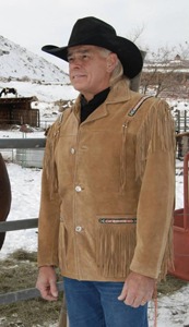 Veste en daim vintage pour homme, style western cowboy montagne - Product Image 3