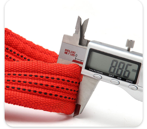 Sangle de levage réglable en coton en forme de 8 – Légère, respirante, antidérapante avec fermeture à pression pour soulevé de terre et powerlifting - Product Image 4