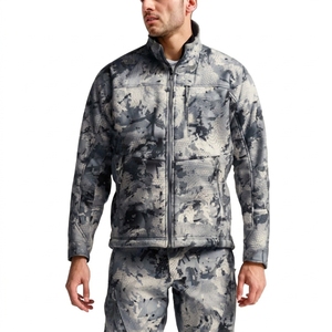 Chaqueta de Pesca para Hombre, Estampado HD, Cierre de Cremallera, Resistente al Viento, Ropa de Exterior 100% Poliéster, UPF 50, Antibacteriana, para Caza - Product Image 1