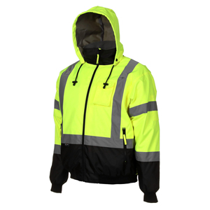 เสื้อแจ็คเก็ตนิรภัยทางเทคนิค สะท้อนแสงมองเห็นได้ชัดเจน ซิปกันน้ำ กระเป๋าอเนกประสงค์ ชุดทำงานกลางแจ้ง ป้องกันภัย - Product Image 1