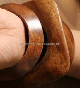 Bracelets en bois bicolores, design moderne et minimaliste, faits à la main, toucher réel, accessoires de mode, usage quotidien, commandes d'exportation - Product Image 1