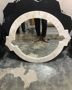 Espejo de Pared con Marco de Resina de 10 mm de Grosor, Diseño Moderno con Incrustaciones de Hueso, Ecológico, Hecho a Mano y Personalizado, FC-543 por FAIZA CRAFT - Product Image 6